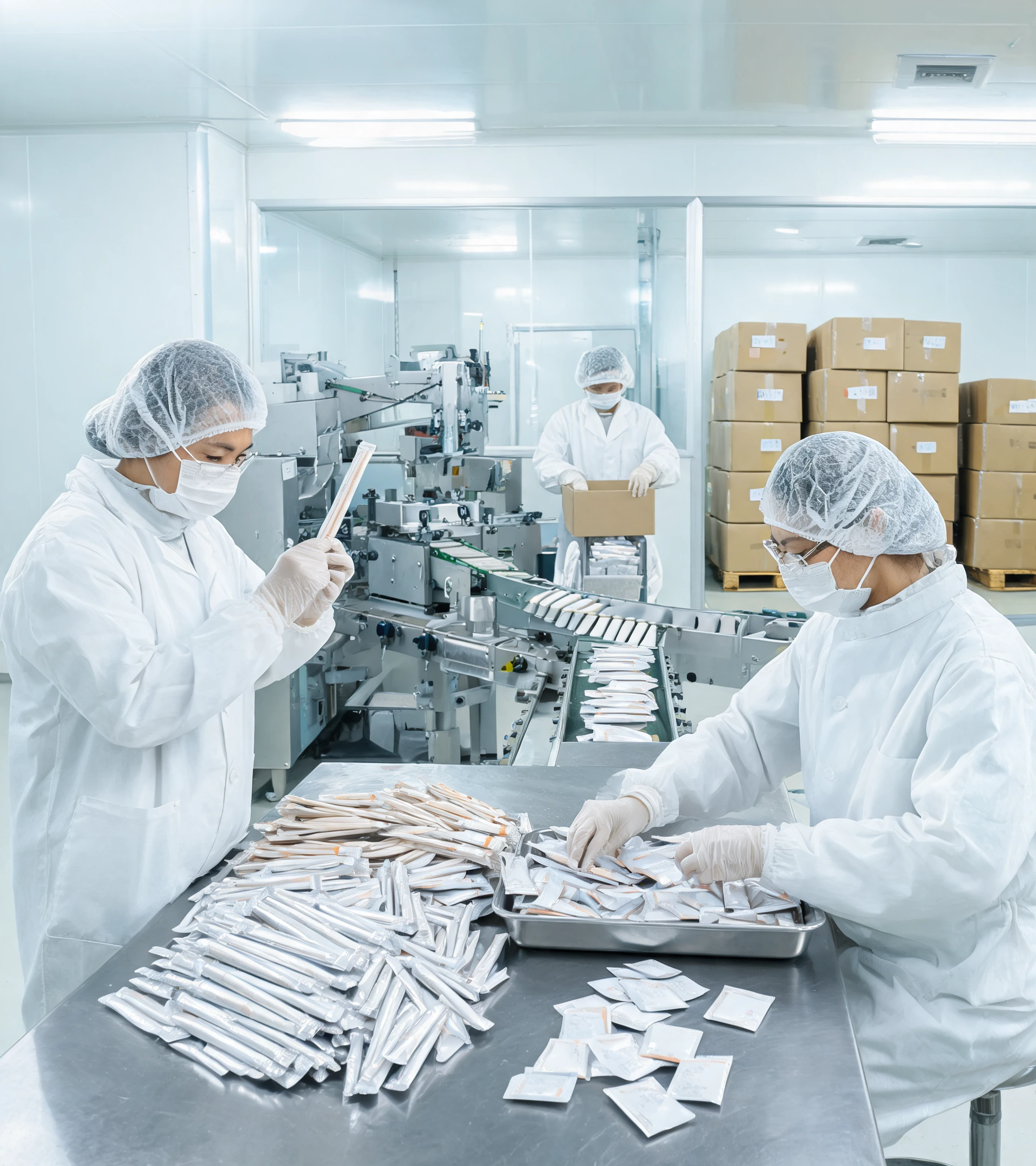 Stick and sachet factory workflow and product context