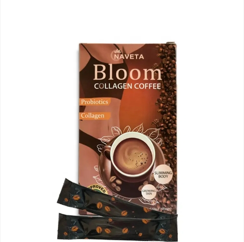 Oem/odm Vente en gros poudre de collag&egrave;ne au go&ucirc;t de chocolat et de fruits, go&ucirc;t amer pour la perte de poids, caf&eacute; minceur en bo&icirc;te