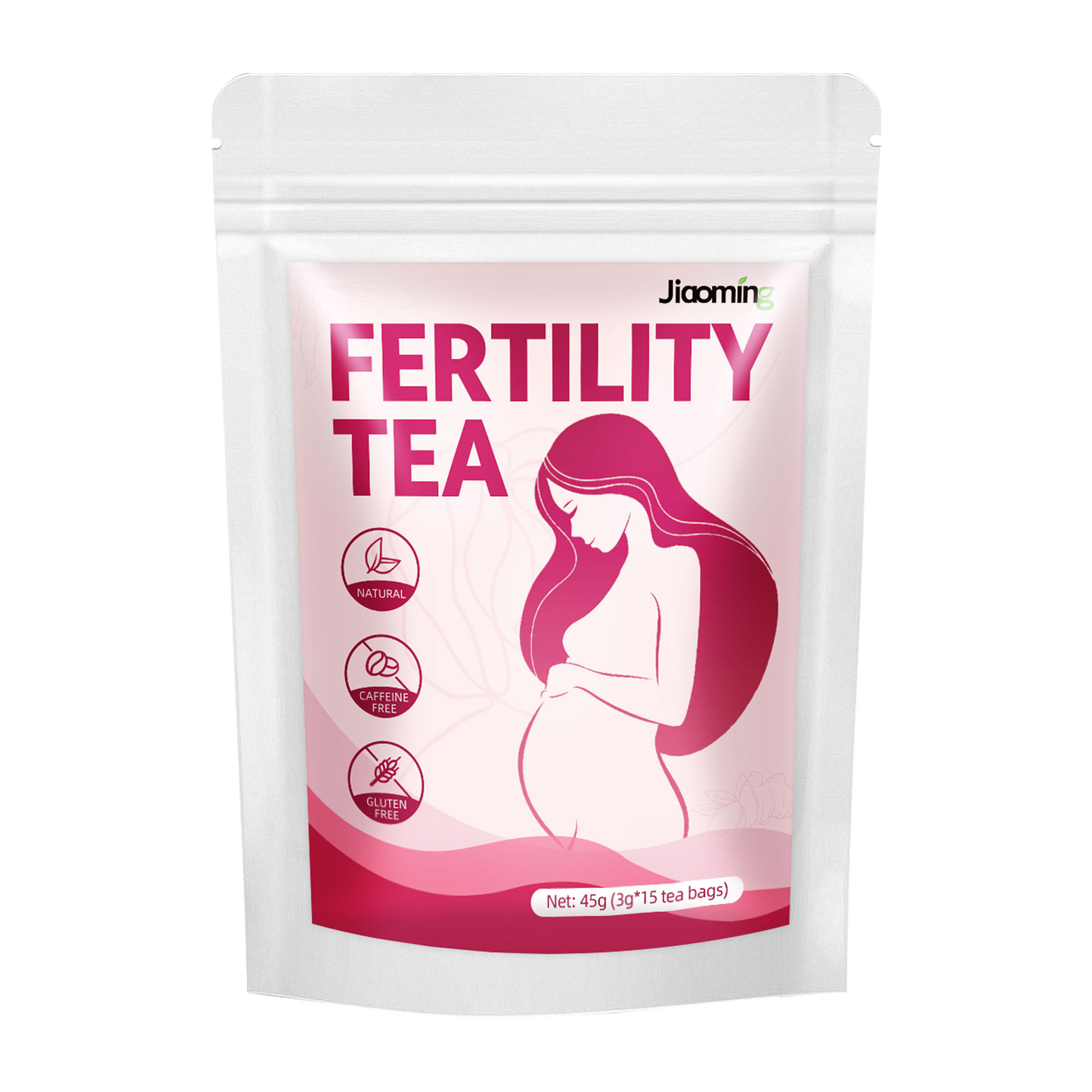 Th&eacute; de fertilit&eacute; naturel sans caf&eacute;ine, sachets de th&eacute; aux herbes pour le bien-&ecirc;tre reproductif